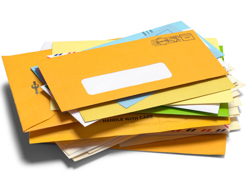 Stack of envelopes