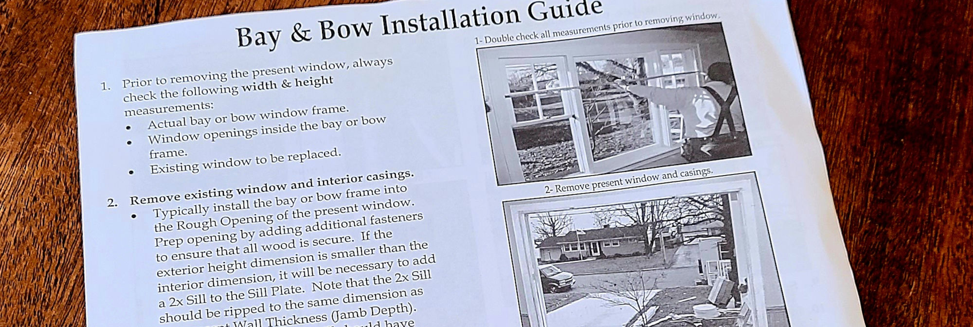 Image of a Bay & Bow Installation Guide